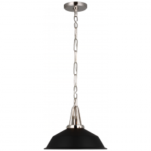 Visual Comfort & Co. Signature Collection CHC 5461PN-BLK - Layton 14&#34; Pendant