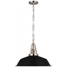 Visual Comfort & Co. Signature Collection CHC 5462PN-BLK - Layton 20&#34; Pendant