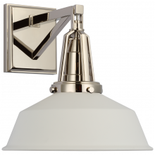 Visual Comfort & Co. Signature Collection CHD 2455PN-WHT - Layton 10&#34; Sconce