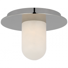 Visual Comfort & Co. Signature Collection KW 4005PN-ALB - Fosse 6&#34; Solitaire Flush Mount