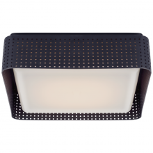 Visual Comfort & Co. Signature Collection KW 4062BZ-WG - Precision 12.5&#34; Square Flush Mount