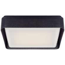 Visual Comfort & Co. Signature Collection KW 4084BZ-WG - Precision 16&#34; Square Flush Mount