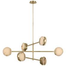 Visual Comfort & Co. Signature Collection KW 5607AB-ALB - Melange 48&#34; Multi-Positional Chandelier
