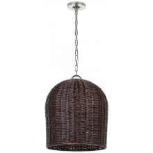 Visual Comfort & Co. Signature Collection MF 5043PN-EPW - Nancy 18&#34; Woven Hanging Shade