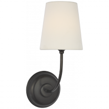 Visual Comfort & Co. Signature Collection TOB 2077BZ-L-CL - Vendome 16&#34; Cordless Single Sconce