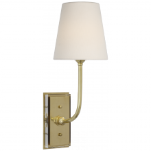 Visual Comfort & Co. Signature Collection TOB 2189HAB-L-CL - Hulton 17&#34; Cordless Single Sconce