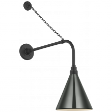 Visual Comfort & Co. Signature Collection TOB 2810MBK/S10-G - Academy 20&#34; Anchored Rex Barn Light