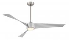 Minka-Aire F774L-BN/SL - 56&#34; LED CEILING FAN