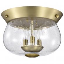 Satco 60/7807 - BOLIVER 3 LIGHT FLUSH MOUNT