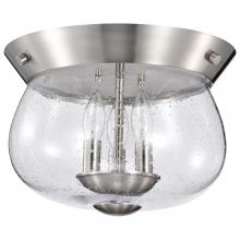 Satco 60/7808 - BOLIVER 3 LIGHT FLUSH MOUNT