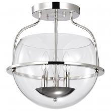 Satco 60/7822 - AMADO 3 LIGHT SEMI FLUSH MOUNT