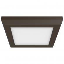 Satco 62/1706 - 9W LED 5&#34; SQ BRONZE
