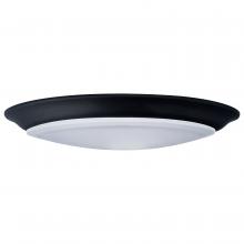 Satco 62/1814 - 10&#34; LED DISK LIGHT BLACK FIN