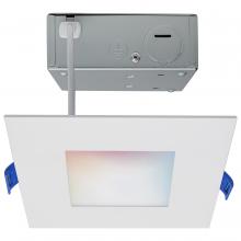 Satco S11561 - 9WLED/DW/4/RGBTW/SQ/WH