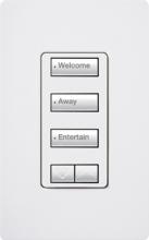 Lutron Electronics RRD-HN3BSRL-GR - CL RA2 HYBRID 3BSRL WALL GRAY
