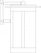 Arroyo Craftsman SAB-9AM-P - 9&#34; Santorini Wallmount