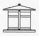 Arroyo Craftsman BC-11WO-N - 11&#34; berkeley column mount