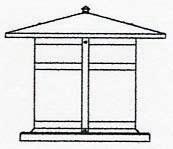Arroyo Craftsman BC-17WO-N - 17&#34; berkeley column mount