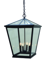 Arroyo Craftsman DEH-17CLR-BK - 17&#34; Devonshire pendant