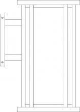 Arroyo Craftsman GLB-9RM-MB - 9&#34; glencoe wall mount