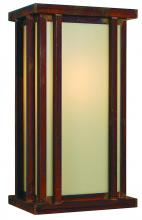 Arroyo Craftsman GLS-9RM-S - 9&#34; glencoe flush wall mount