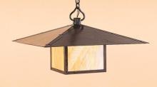 Arroyo Craftsman MH-30EOF-BK - 30&#34; monterey pendant without overlay (empty)