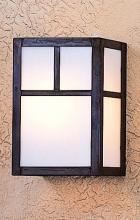 Arroyo Craftsman MS-8TWO-VP - 8&#34; mission sconce with t-bar overlay