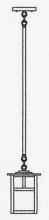 Arroyo Craftsman MSH-6TGW-VP - 6&#34; mission stem hung pendant with t-bar overlay