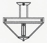 Arroyo Craftsman PIH-18F-S - 18&#34; prairie inverted ceiling mount