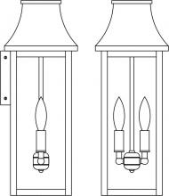 Arroyo Craftsman PRW-7LRM-MB - 7&#34; Providence long body flush wall mount
