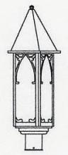 Arroyo Craftsman SGP-10CR-BZ - 10&#34; saint george post mount