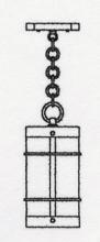 Arroyo Craftsman VH-7NRAM-P - 7&#34; valencia pendant - no roof