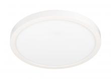Jesco CM409RA-12R-120V-SW3-WH - JESCO Flush Mount LED 12&#34; Round Alum Slim Trim 22W 3CCT 90CRI WH