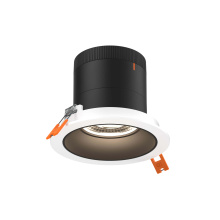 Dals RC04-CC-20-RGBK-TWH - 4in Modular Downlight, 5CCT, 20 degree Beam Angle, Regressed, Black, White Trim