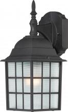 Nuvo 60/3482 - Adams - 1 Light - 14&#34; Outdoor Wall with Frosted Glass; Color retail packaging