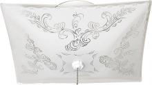 Nuvo 60/6113 - 2 Light - 12&#34; - Ceiling Fixture - Square Floral / with Pull Chain; Color retail packaging