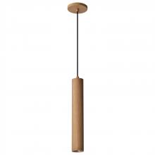 Nuvo 62/820 - Century; 12 Watt, 16&#34; LED Pendant; Ash Wood Finish