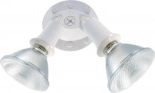 Nuvo SF76/522 - 2 Light - 10&#34; Flood Light- PAR38 with Adjustable Swivel - White Finish