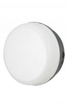 Wave Lighting 165FM-BK - CEILING E26 NO LAMP BLACK W/OPAL LENS