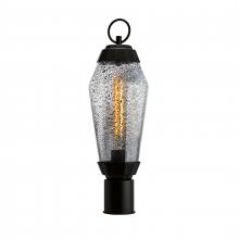ELK Home 1267-MB-IG - Lyrids 20&#39;&#39; High 1-Light Outdoor Post Light - Matte Black