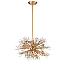 ELK Home 12765/15 - Starburst 20&#39;&#39; Wide 15-Light Chandelier - Satin Brass