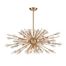 ELK Home 12768/29 - Starburst 48&#39;&#39; Wide 29-Light Chandelier - Satin Brass