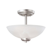 ELK Home 190067117 - Thomas - Tia 11.75&#39;&#39; Wide 2-Light Semi Flush Mount - Matte Nickel