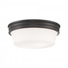 ELK Home 5912-OB-MO - Galen 14&#39;&#39; Wide 3-Light Flush Mount - Oil Rubbed Bronze