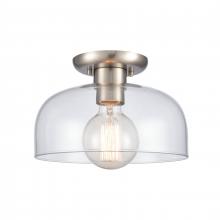 ELK Home 89944/1 - Brewer 10&#39;&#39; Wide 1-Light Semi Flush Mount - Brushed Nickel