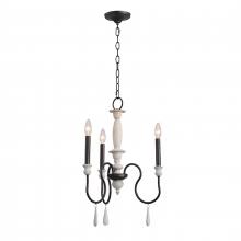 ELK Home 90200/3 - Brownell 17&#39;&#39; Wide 3-Light Chandelier - Anvil Iron