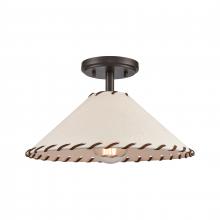 ELK Home 90270/1 - Marion 14&#39;&#39; Wide 1-Light Semi Flush Mount - Oil Rubbed Bronze