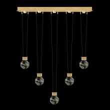 Fine Art Handcrafted Lighting 100006-5-44444 - Aria 43&#34;W Linear Pendant