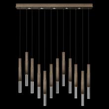 Fine Art Handcrafted Lighting 100019-210 - Antonia 61&#34;W Rectangular Pendant