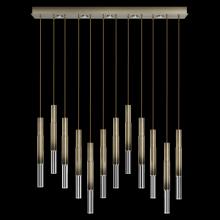 Fine Art Handcrafted Lighting 100019-620 - Antonia 61&#34;W Rectangular Pendant